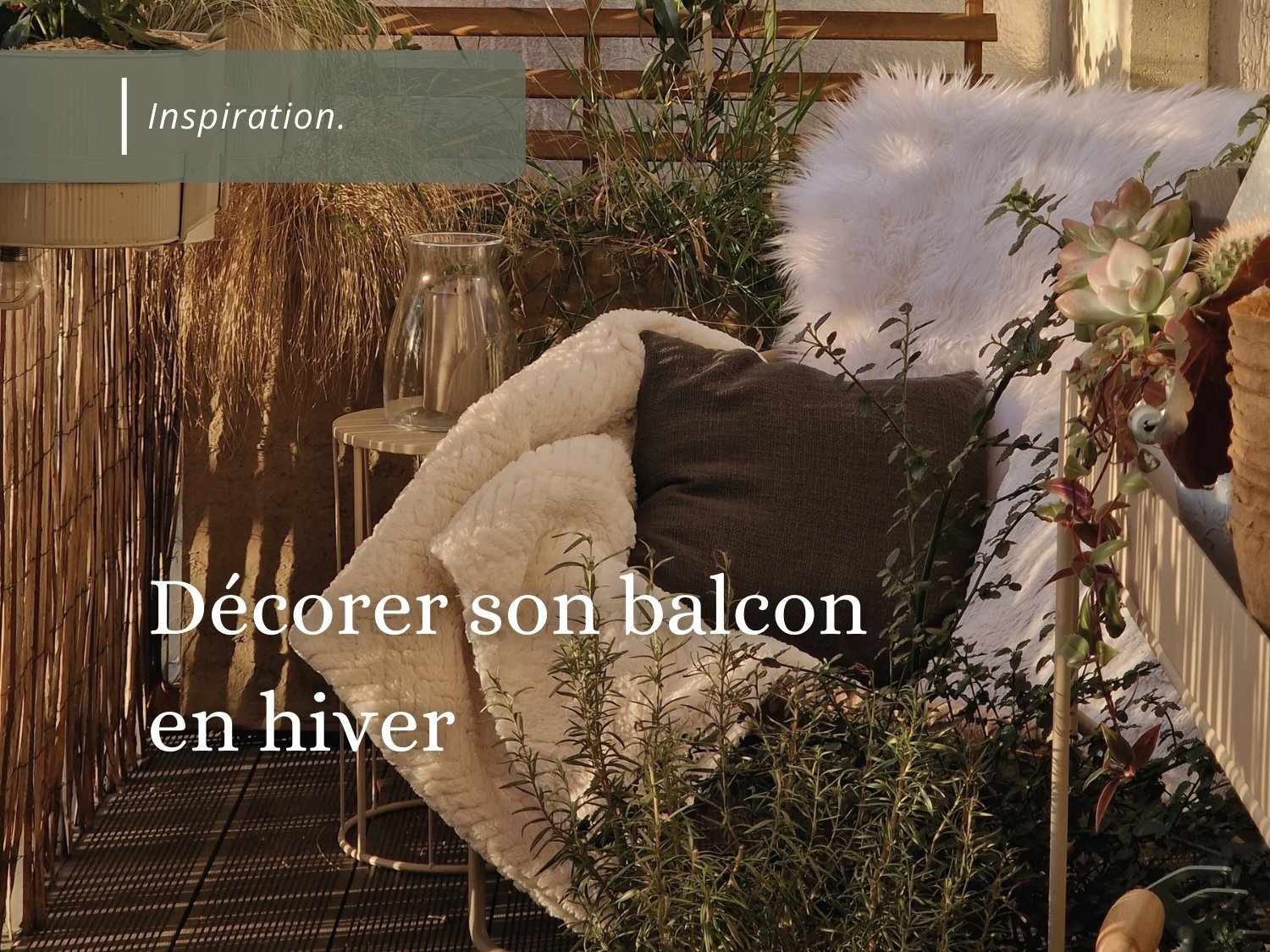Comment décorer son balcon en hiver – 6 astuces uniques