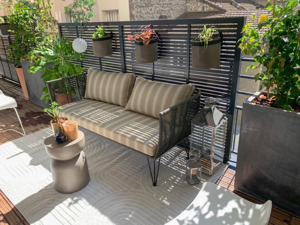 Terrasse aménagée à Boulogne-Billancourt